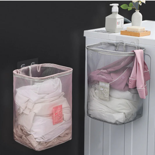 Wall Mounted Breathable Laundry Basket