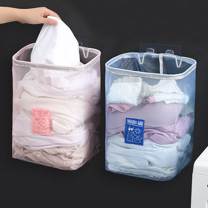 Wall Mounted Breathable Laundry Basket