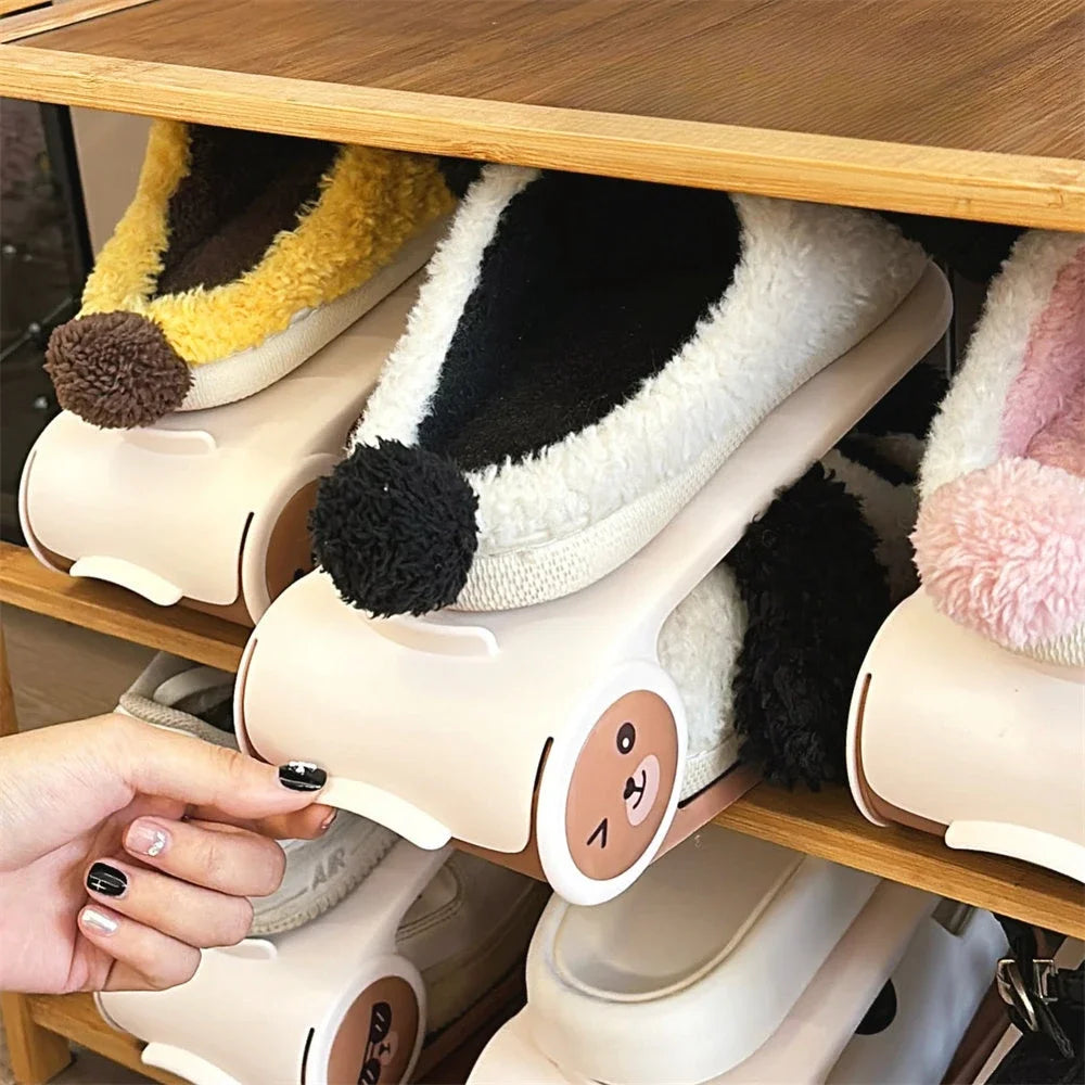 Adjustable Shoe Cabinet Storage Rack