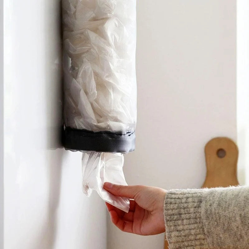 Wall Mount Plastic Bag Holder Dispenser