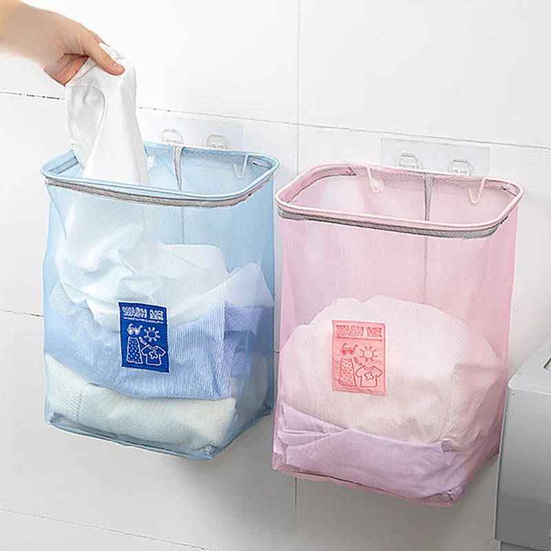 Wall Mounted Breathable Laundry Basket